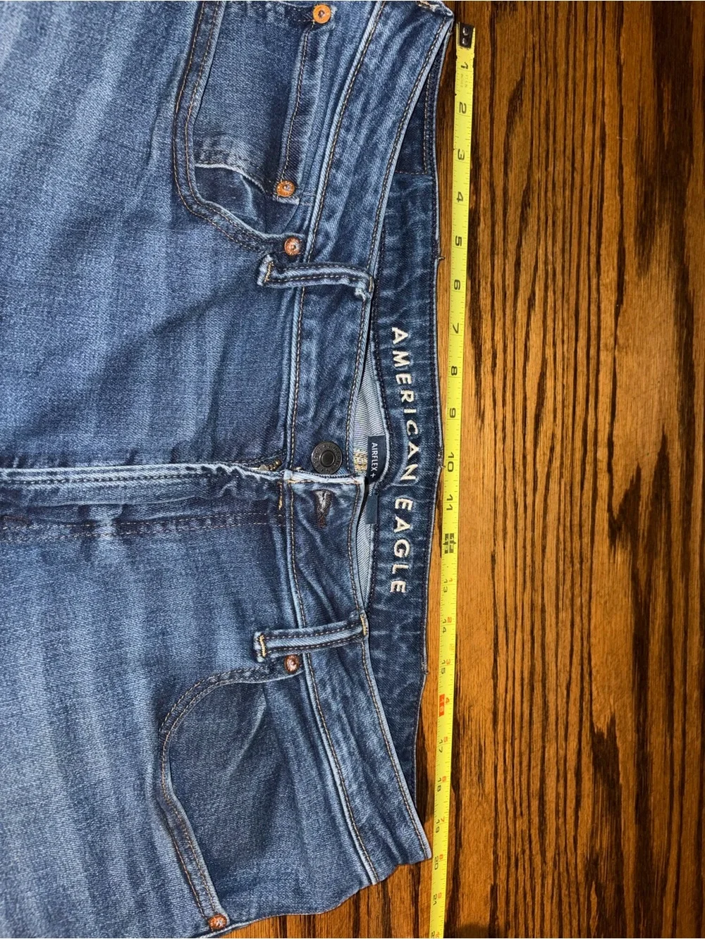 American Eagle 38x36 AIRFLEX+ “real good” medium blue jeans slim straight jeans